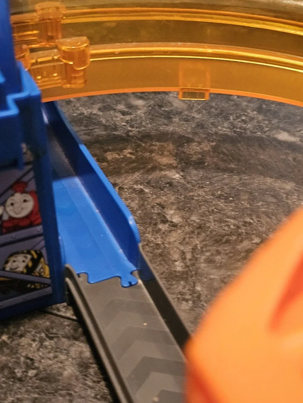 Thomas and Friends Minis Boost 'N Blast Stunt 12 Mini Trains Incomplete Works!